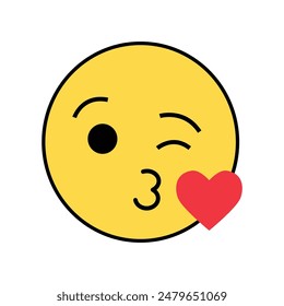 Ilustración de emoji dibujado a mano sobre fondo blanco.