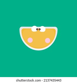Hand drawn Emoji vector on a colorful background