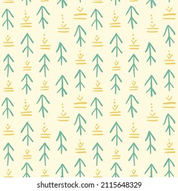 Patrón de acero inoxidable de origen étnico dibujado a mano, fondo vectorial bohemio para envolver papel, web, cubierta, tela, textil, cortinas