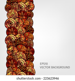 hand drawn ethnic background