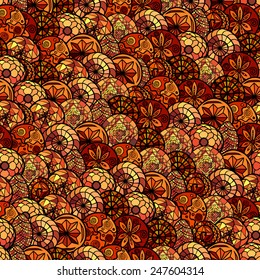 hand drawn ethnic background