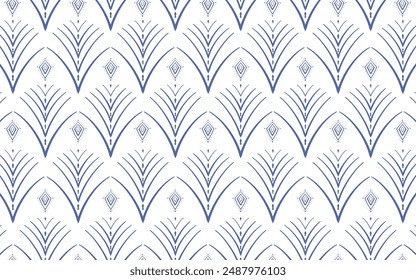 hand drawn ethnic batik seamless pattern  abstract illustration  wallpaper  texture  tile design