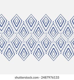 hand drawn ethnic batik seamless pattern  abstract illustration  wallpaper  texture  tile design