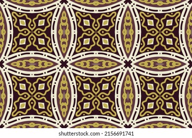 Hand Drawn Ethnic Seamless Pattern Aztec African Design Tribal Motif. Borneo pattern. vector design inspiration. Creative textile for wallpaper background fashion or cloth
