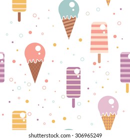 Hand drawn ethnic seamless pattern with triangle; square. Pattern for design; scrapbook; web design. Colorful simple seamless vector pattern.