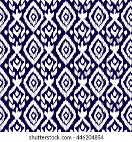 Hand drawn ethnic seamless pattern. Aztec print. Tribal decor, mexican, folk background. Ethnic motif for wrapping, wallpaper, fabric, textile, craft