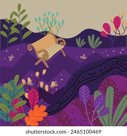 Hand drawn Fantasy art vector Illustration