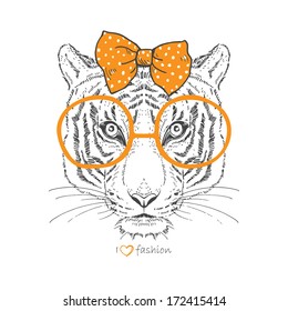 Tiger Hipster Images Stock Photos Vectors Shutterstock