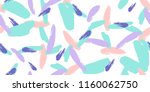 Hand Drawn Fashion Print with Brush Strokes .Abstract Contemporary Design. Pastel Colors . Seamless Pattern.