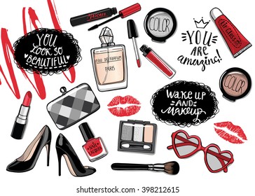 Maquillage Dessin Images Photos Et Images Vectorielles De Stock Shutterstock