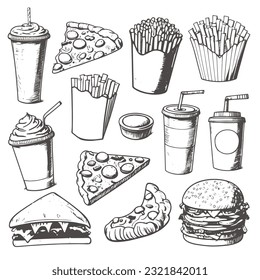 Hand Drawn Fast Food Collection