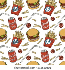 79,901 Pattern Fast Food Images, Stock Photos & Vectors | Shutterstock