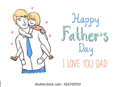 10,090 Father and daughter heart Stock Illustrations, Images & Vectors ...