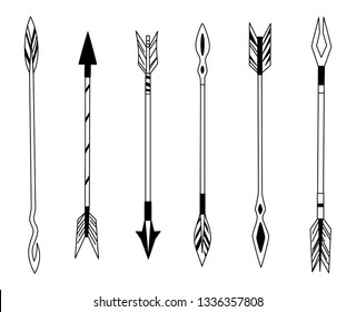 Bow Arrow Set Vector Stock Vector (Royalty Free) 236443489 | Shutterstock