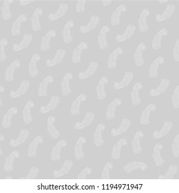 Hand drawn feather pattern minimal background. Creative illustration template. Seamless simple and stylish texture. For wallpaper, surface, web design, textile and usable for decor