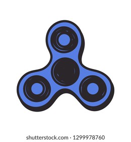 hand drawn fidget spinner