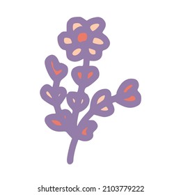 hand drawn filled outline sunny plant icon