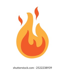 Hand drawn fire background isolated on white background. colored fire background illustration.