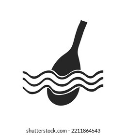 Hand drawn Fishing float vector illustration