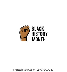 Hand Drawn Flat Black History Month 