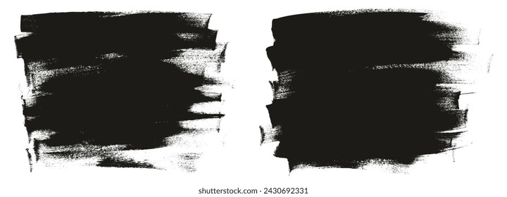Handgezeichnete flache Kalligraphie-Farbpinsel-regulärer langer Hintergrund-hoher Detail-abstrakter Vektor-Hintergrund-Satz 
