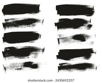 Handgezeichnete flache Kalligraphie-Farbpinsel-regulärer langer Hintergrund-hoher Detail-abstrakter Vektor-Hintergrund-Satz 