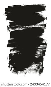 Hand Drawn Flat Calligraphy Paint Brush Regular Long Background High Detail Abstract Vector Background Set 