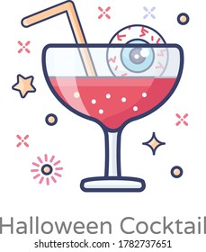 Handgezeichnete Cocktailkarte 