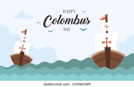 Fondo del día de la columna plana dibujada a mano