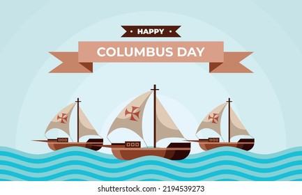 Fondo del día de la columna plana dibujada a mano