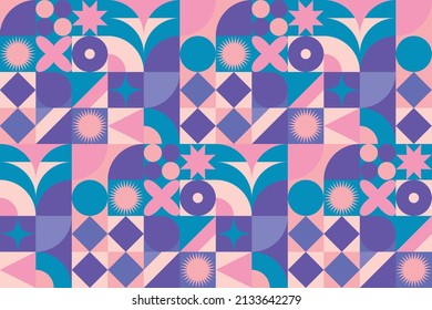 Hand drawn flat design abstract doodle background vector