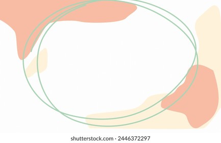 Diseño plano dibujado a mano fondo de garabato abstracto.