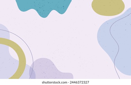 Hand drawn flat design abstract doodle background.