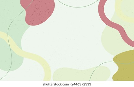 Diseño plano dibujado a mano fondo de garabato abstracto.