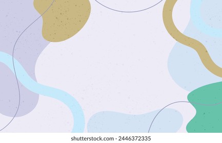 Diseño plano dibujado a mano fondo de garabato abstracto.