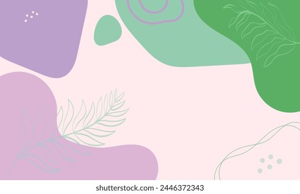 Handgezeichnete flache Design abstrakte Doodle Hintergrund.