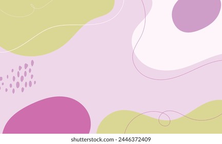 Hand drawn flat design abstract doodle background.