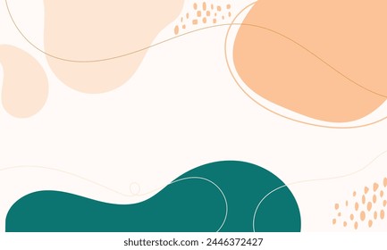 Hand drawn flat design abstract doodle background.