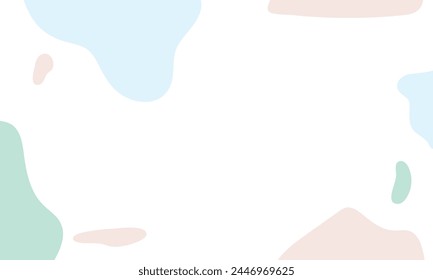 Hand drawn flat design abstract doodle background.