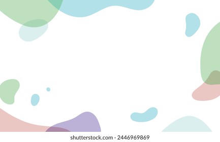 Hand drawn flat design abstract doodle background.