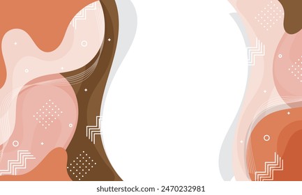 Hand drawn flat design abstract doodle background.