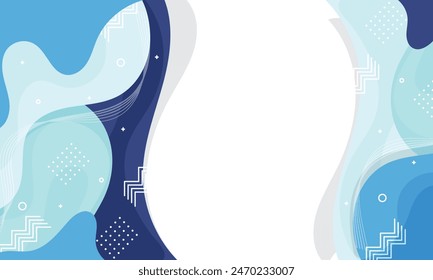 Hand drawn flat design abstract doodle background