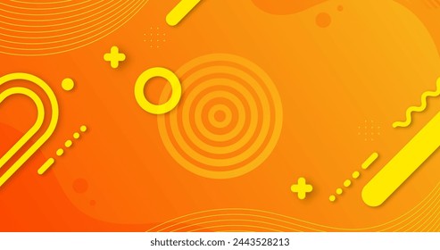 Hand drawn flat design bright color background vector design in eps 10