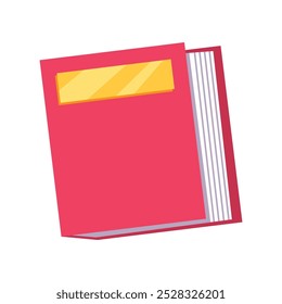 Hand drawn flat education illustration book.