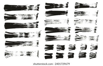 Hand Drawn Flat Fan Brush Hand Drawn Thin Straight Lines Mix High Detail Abstract Vector Background Mix Set 