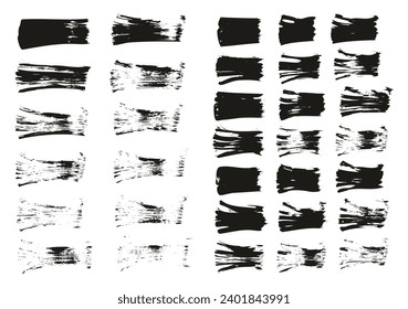 Hand Drawn Flat Fan Brush Hand Drawn Thin Straight Lines Mix High Detail Abstract Vector Background Mix Set 