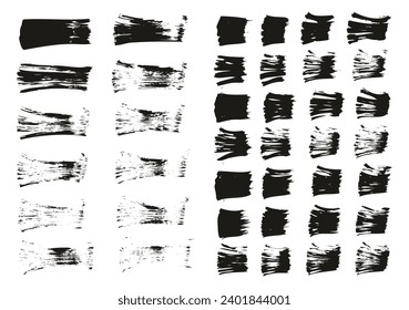 Hand Drawn Flat Fan Brush Hand Drawn Thin Straight Lines Mix High Detail Abstract Vector Background Mix Set 