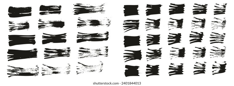 Hand Drawn Flat Fan Brush Hand Drawn Thin Straight Lines Mix High Detail Abstract Vector Background Mix Set 