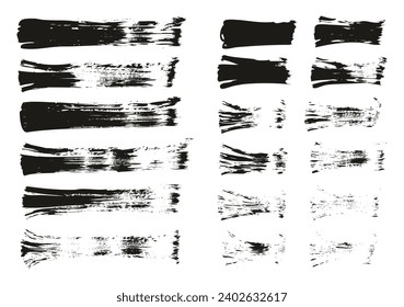 Hand Drawn Flat Fan Brush Hand Drawn Thin Straight Lines Mix High Detail Abstract Vector Background Mix Set 