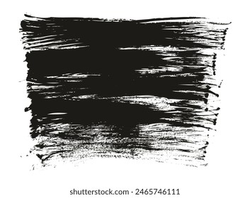 Hand Drawn Flat Fan Brush Thin Long Background High Detail Abstract Vector Background Set 